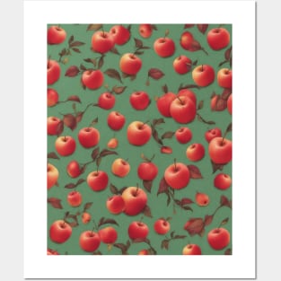 Apples Wildflower Flora Since Bloom Vintage Posters and Art